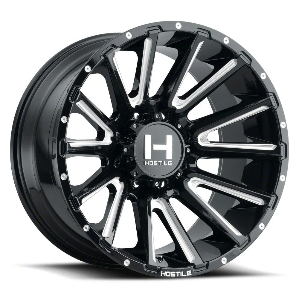 Hostile Typhoon Blade Cut 6-Lug Wheel; 20x10; -19mm Offset (15-20 F-150)