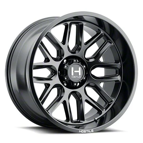 Hostile Vulcan Asphalt 6-Lug Wheel; 20x10; -19mm Offset (15-20 F-150)