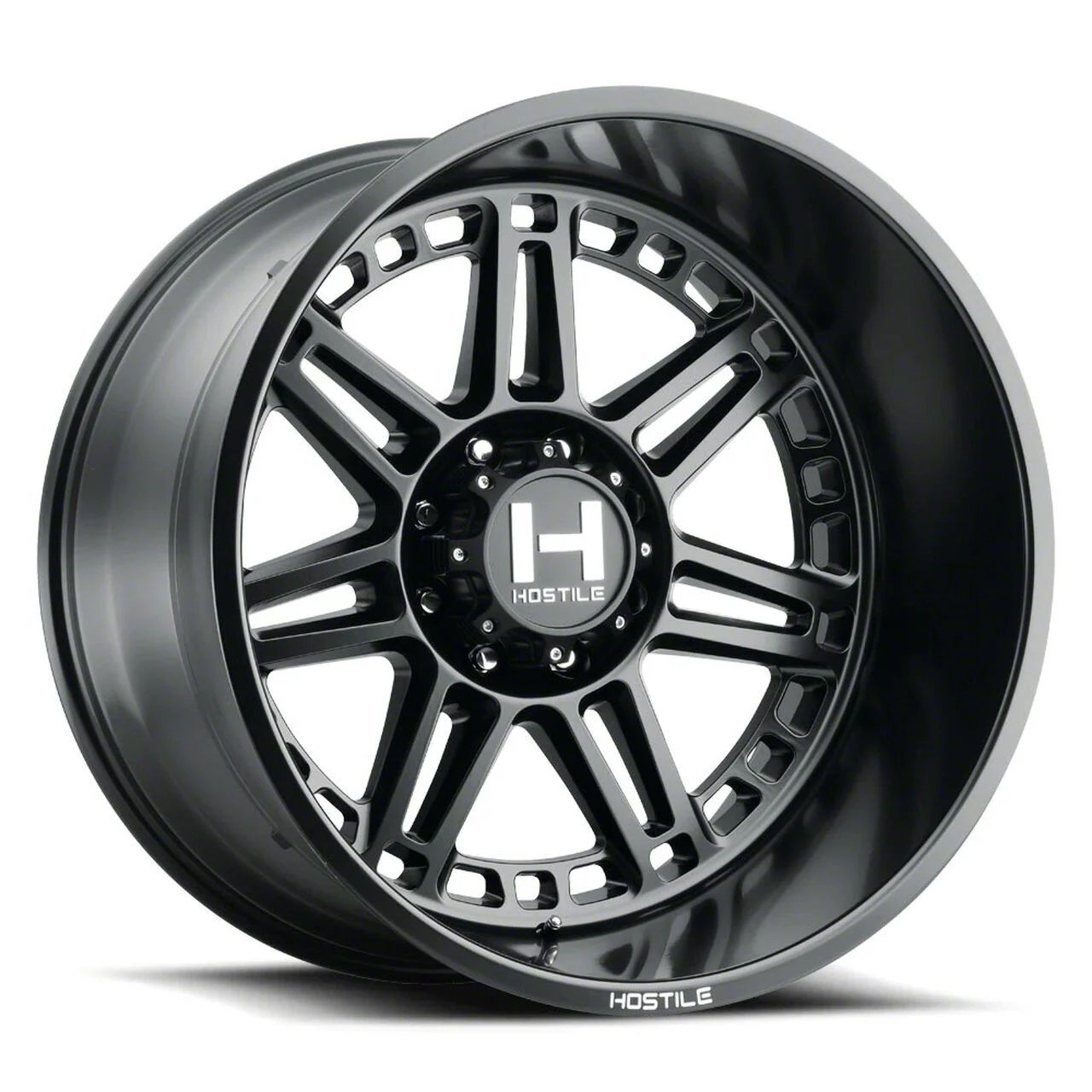 Hostile Lunatic Asphalt 6-Lug Wheel; 22x10; -25mm Offset (21-26 F-150)
