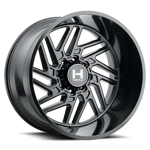 Hostile Jigsaw Asphalt 8-Lug Wheel; 20x10; -19mm Offset (17-22 F-350 Super Duty SRW)