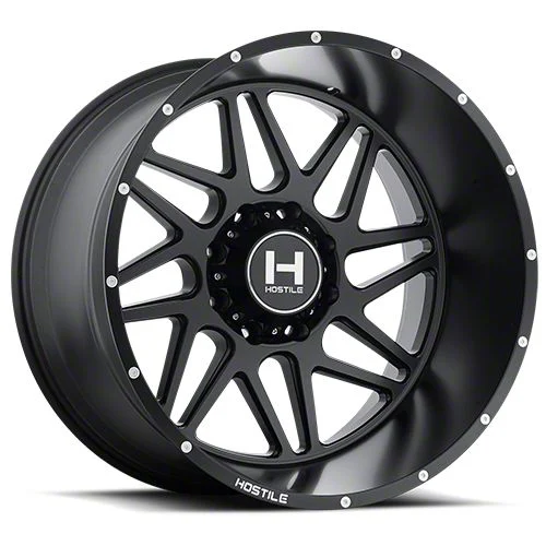 Hostile Sprocket Asphalt 8-Lug Wheel; 20x9; 0mm Offset (17-22 F-350 Super Duty SRW)