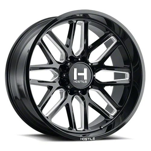 Hostile Vulcan Blade Cut 8-Lug Wheel; 22x10; -25mm Offset (17-22 F-350 Super Duty SRW)