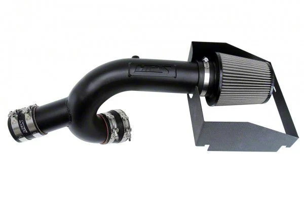 Shortram Cold Air Intake; Wrinkle Black (15-16 3.5L EcoBoost F-150)