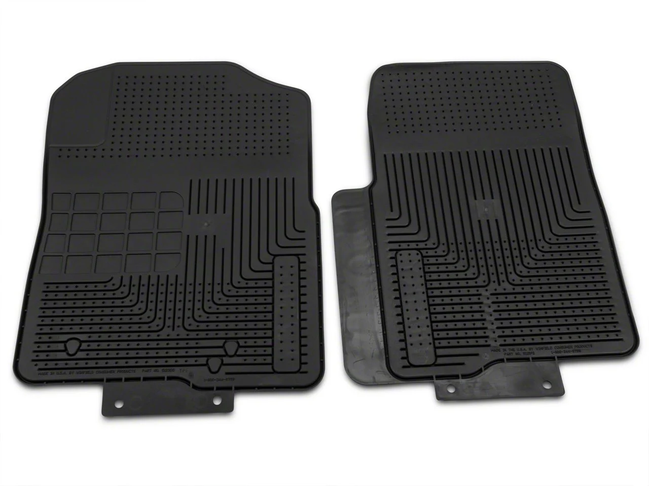 Husky Liners Heavy Duty Front Floor Mats; Black (04-10 F-150)