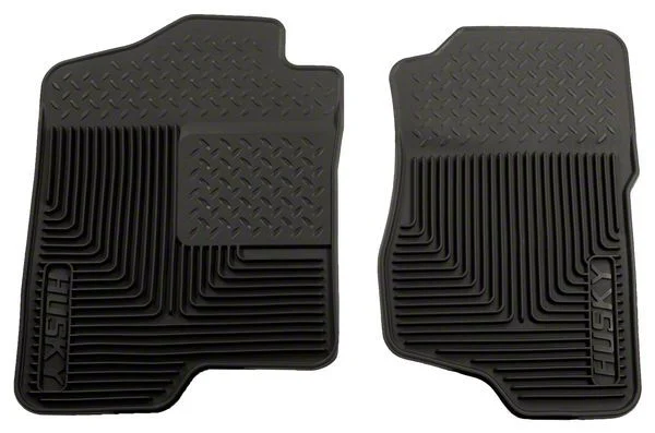 Husky Liners Heavy Duty Front Floor Mats; Black (07-13 Sierra 1500)