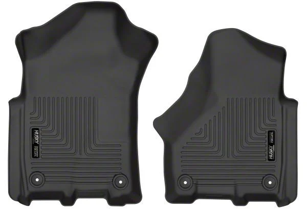 Husky Liners WeatherBeater Front Floor Liners; Black (19-26 RAM 2500 Crew Cab, Mega Cab)