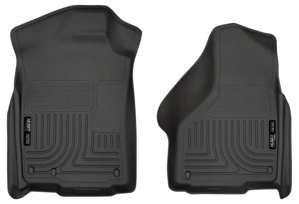 Husky Liners WeatherBeater Front Floor Liners; Black (03-09 RAM 2500 Quad Cab, Mega Cab; 03-18 RAM 2500 Regular Cab)