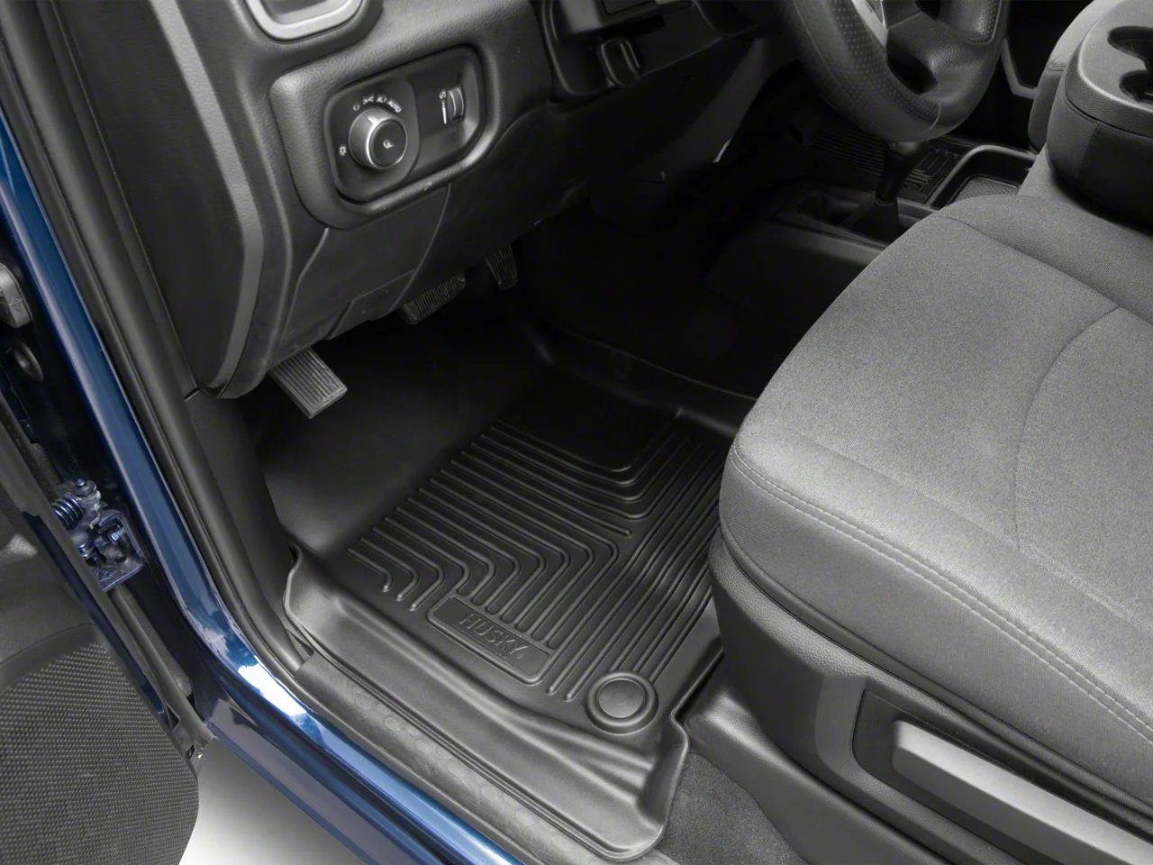 Husky Liners WeatherBeater Front and Second Seat Floor Liners; Black (19-26 RAM 2500 Crew Cab)
