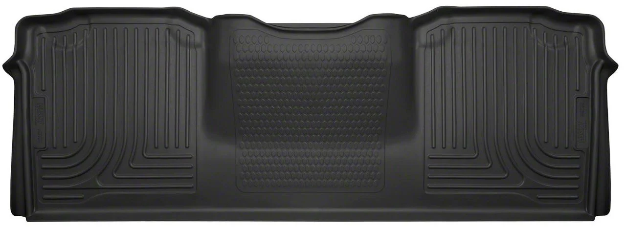 Husky Liners WeatherBeater Second Seat Floor Liner; Black (10-18 RAM 2500 Mega Cab)