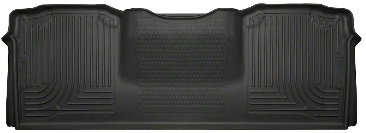 Husky Liners WeatherBeater Second Seat Floor Liner; Black (10-18 RAM 3500 Mega Cab)