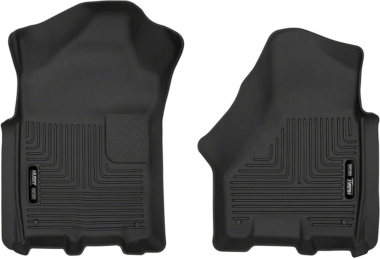 Husky Liners X-Act Contour Front Floor Liners; Black (19-26 RAM 3500 Crew Cab, Mega Cab)