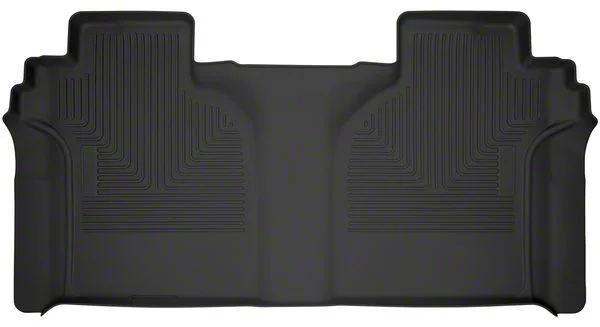 Husky Liners X-Act Contour Second Seat Floor Liner; Black (19-26 Silverado 1500 Crew Cab)