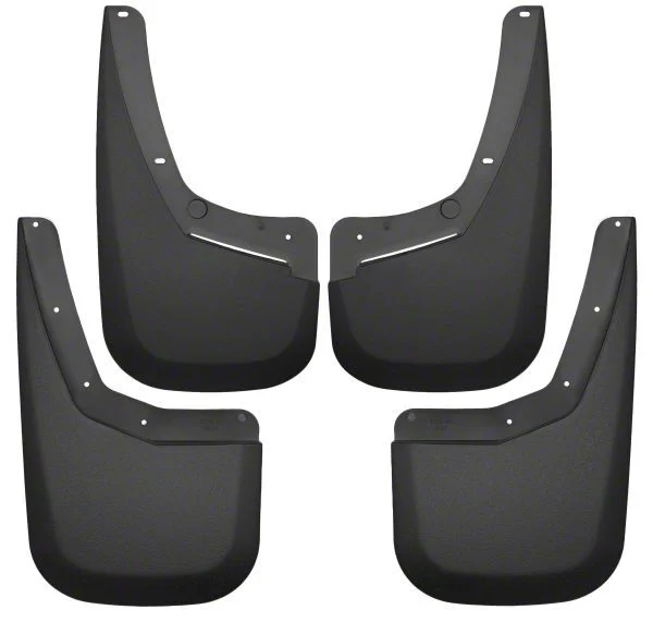 Husky Liners Mud Guards; Front and Rear (07-14 Silverado 2500 HD SRW)
