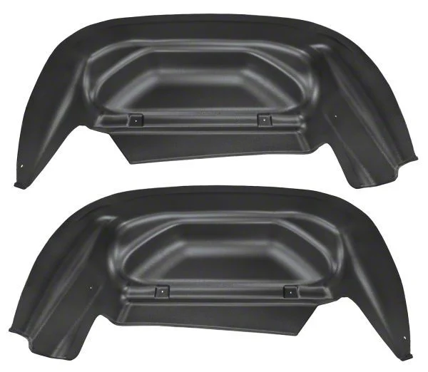 Husky Liners Rear Wheel Well Guards; Black (15-19 Silverado 2500 HD w/o Factory Overload Springs)