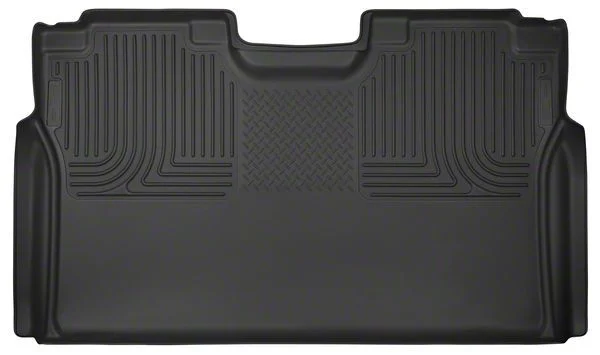 Husky Liners X-Act Contour Second Seat Floor Liner; Full Coverage; Black (17-22 F-250 Super Duty SuperCrew)