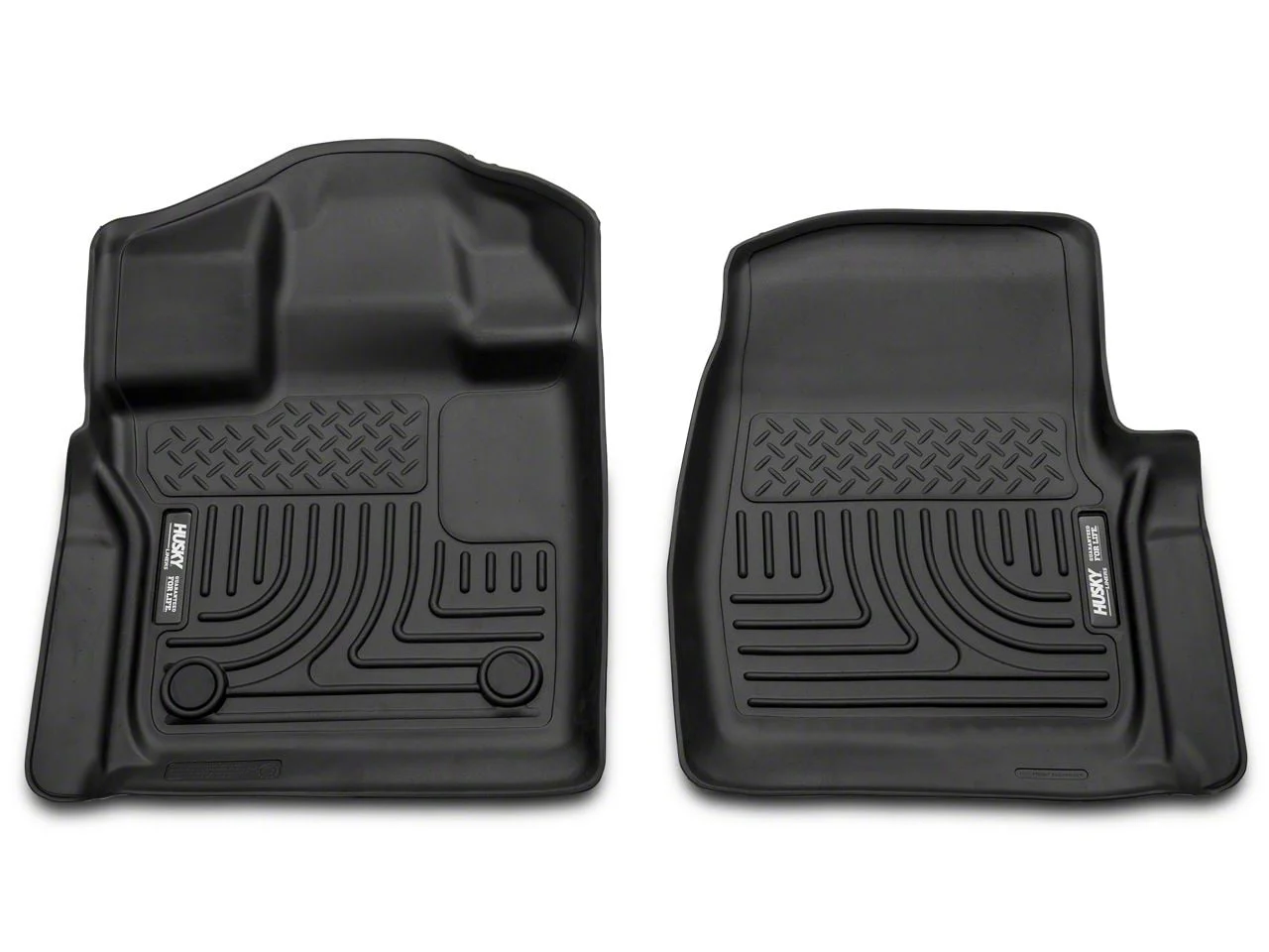 Husky Liners WeatherBeater Front Floor Liners; Black (15-26 F-150)