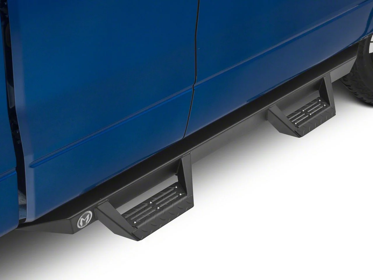 CYC Engineering RT Drop Side Step Bars; Black Textured (09-14 F-150 SuperCab, SuperCrew)