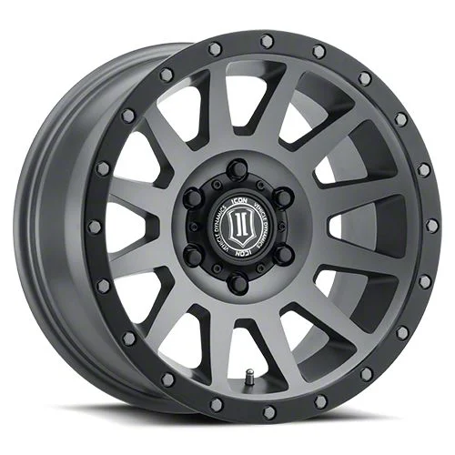 ICON Alloys Compression Titanium 6-Lug Wheel; 18x9; 0mm Offset (15-20 Tahoe)