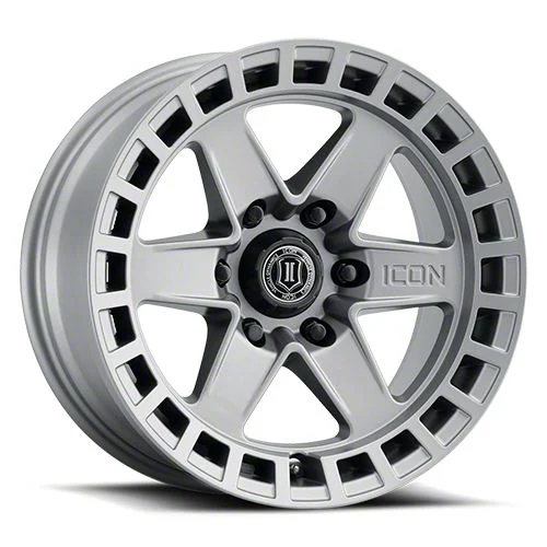 ICON Alloys Raider Titanium 6-Lug Wheel; 17x8.5; 0mm Offset (15-20 Tahoe)