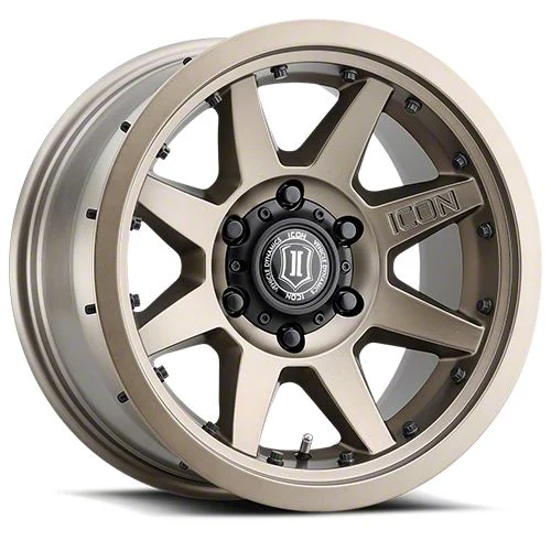 ICON Alloys Rebound Pro Satin Bronze 6-Lug Wheel; 17x8.5; 0mm Offset (15-20 Tahoe)