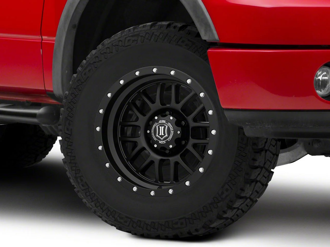 ICON Alloys Alpha Satin Black 6-Lug Wheel; 17x8.5; 6mm Offset (04-08 F-150)