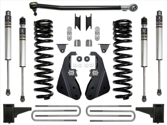 ICON Vehicle Dynamics 4.50-Inch Suspension Lift System; Stage 1 (17-19 4WD 6.7L Powerstroke F-350 Super Duty)