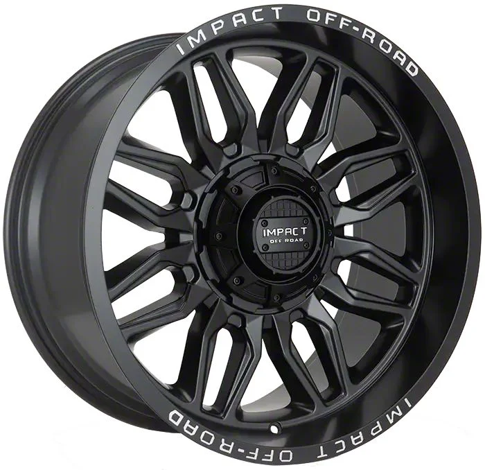 Impact Wheels 827 Matte Black 6-Lug Wheel; 20x10; -12mm Offset (21-26 Tahoe)