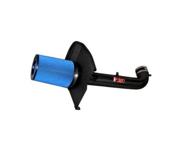 Injen Power-Flow Cold Air Intake; Wrinkle Black (14-18 6.2L Silverado 1500)