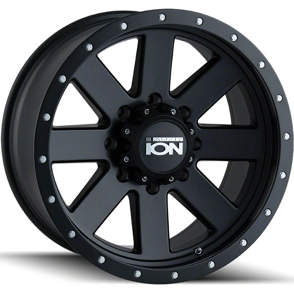 TYPE 134 Matte Black Beadlock 6-Lug Wheel; 17x8.5; 6mm Offset (19-23 Ranger)