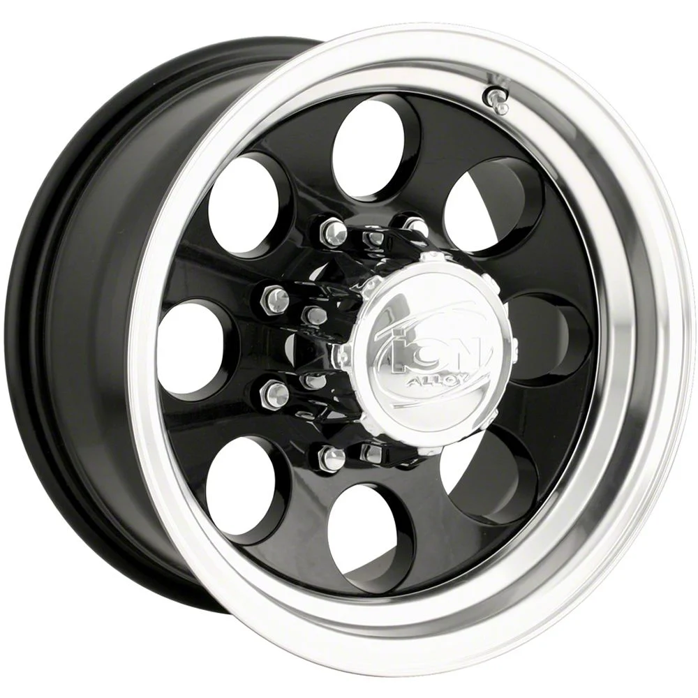 TYPE 171 Black Machined 6-Lug Wheel; 17x9; 0mm Offset (19-23 Ranger)