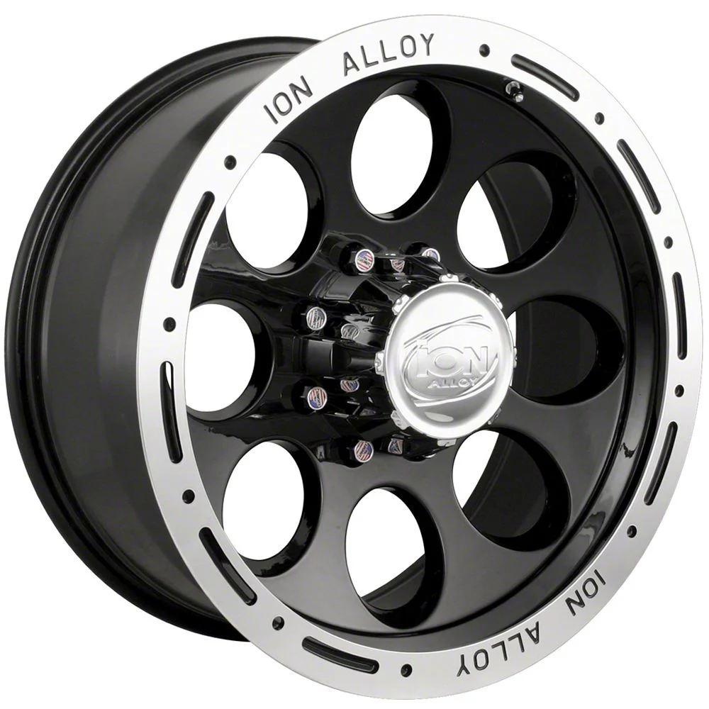 TYPE 174 Black Machined 6-Lug Wheel; 17x9; 0mm Offset (19-23 Ranger)