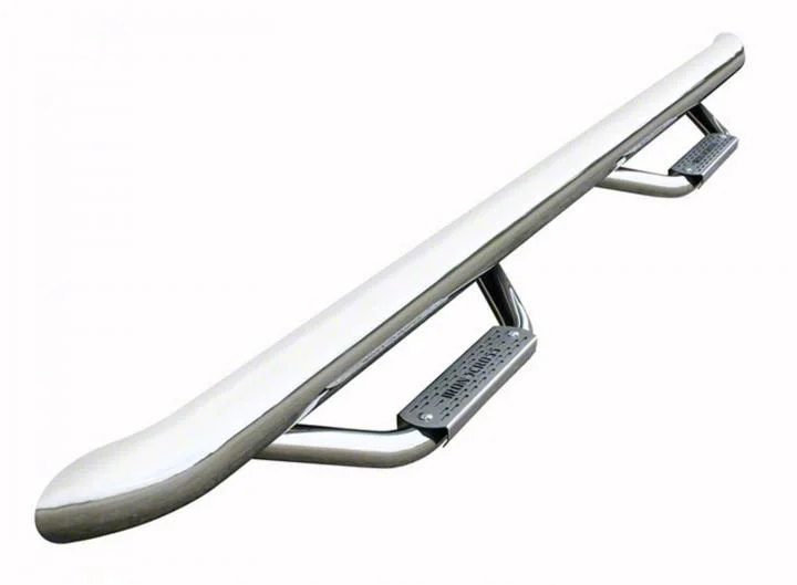 Iron Cross Automotive Plus Step Nerf Bars; Stainless Steel (17-26 F-350 Super Duty SuperCab)