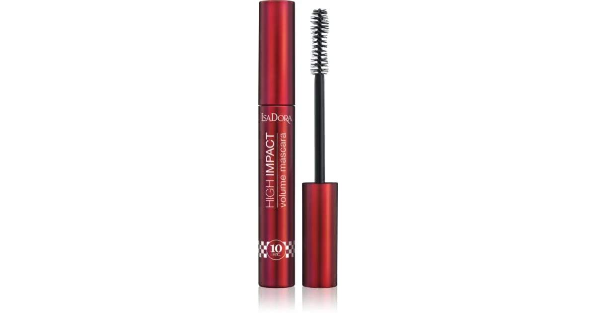 IsaDora 10 Sec High Impact mascara volumizzante waterproof colore 30 Black Speed 9 ml