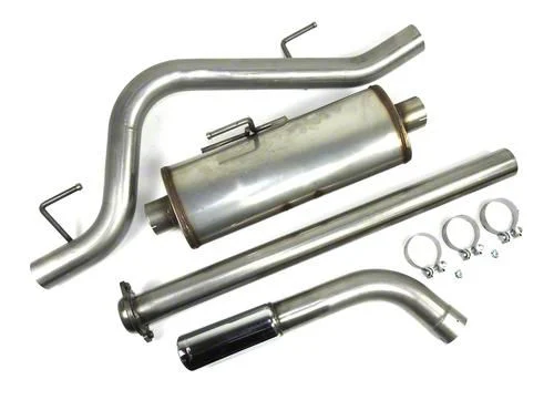 JBA Single Exhaust System with Chrome Tip; Side Exit (15-20 3.5L EcoBoost F-150, Excluding Raptor & 19-20 Limited)