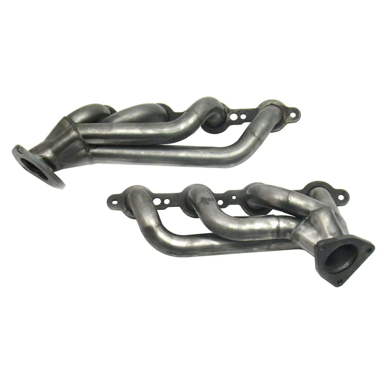 JBA 1-5/8-Inch Shorty Headers; Natural (03-06 6.0L Silverado 1500)