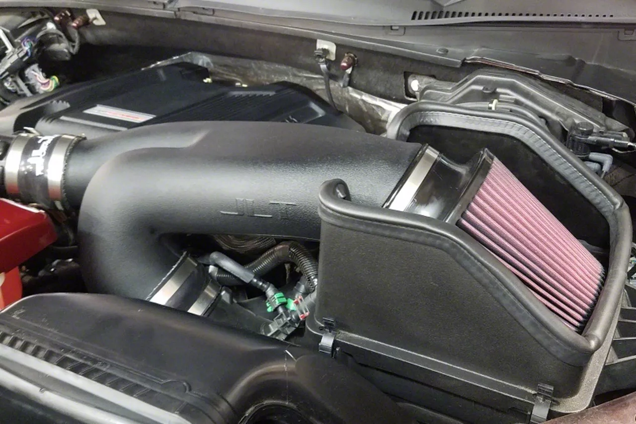 JLT Cold Air Intake with Red Oiled Filter (15-20 2.7L EcoBoost F-150)