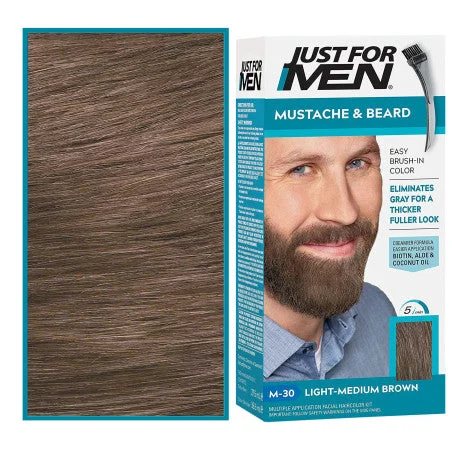 Just For Men Color Gel - sgrassatore per capelli da uomo in gel, 28g M45 | Marrone scuro/nero