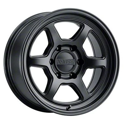 Kansei Off Road ROKU Matte Black 6-Lug Wheel; 17x8.5; -10mm Offset (15-20 Tahoe)