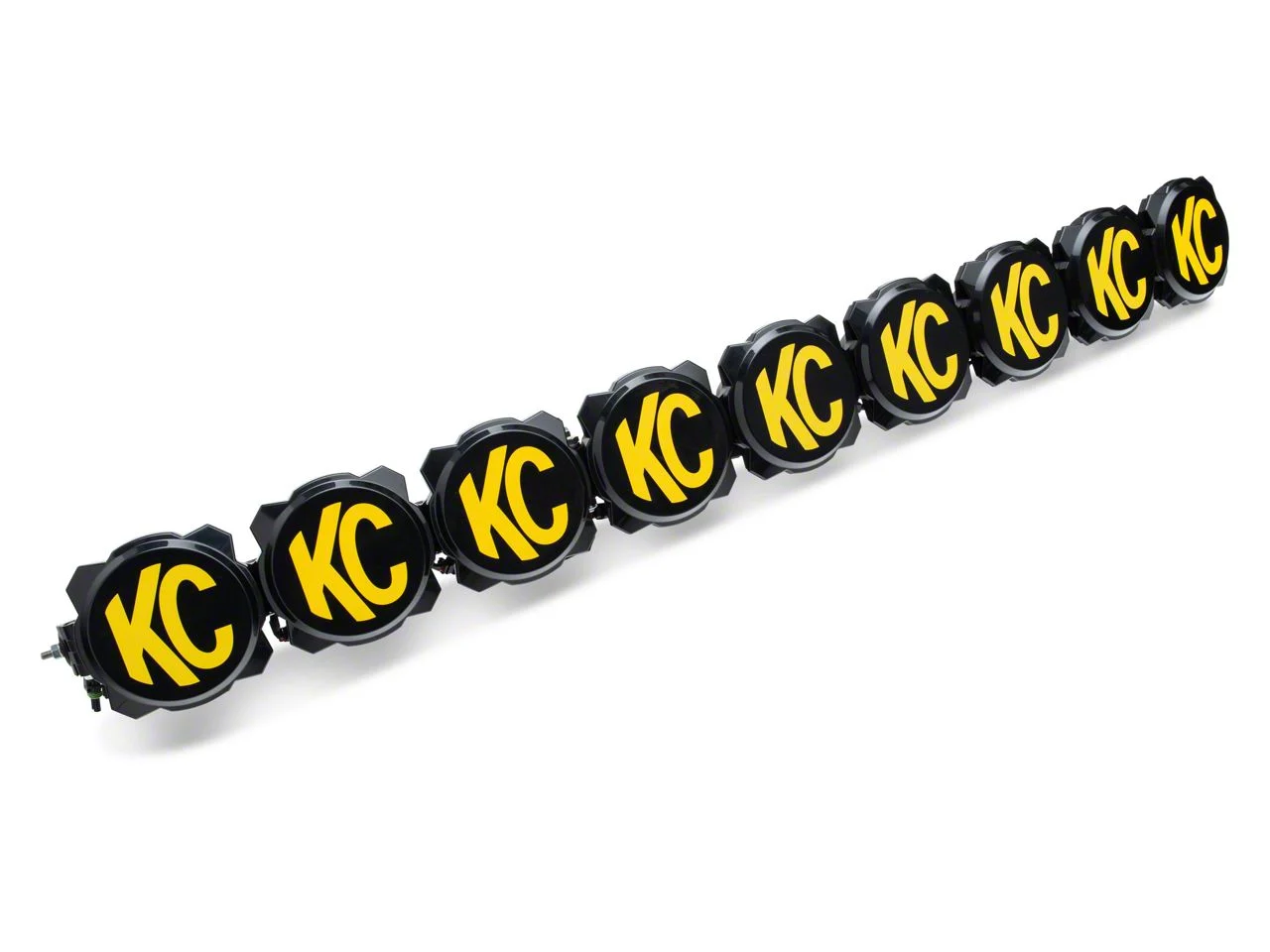 KC HiLiTES 57-Inch Pro6 Gravity 9-Light LED Overhead Light Bar with Roof Mounting Brackets (15-26 F-150)