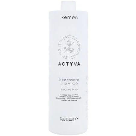 Kemon Actyva Benessere Sensitive Scalp - shampoo per cute sensibile, 1000 ml