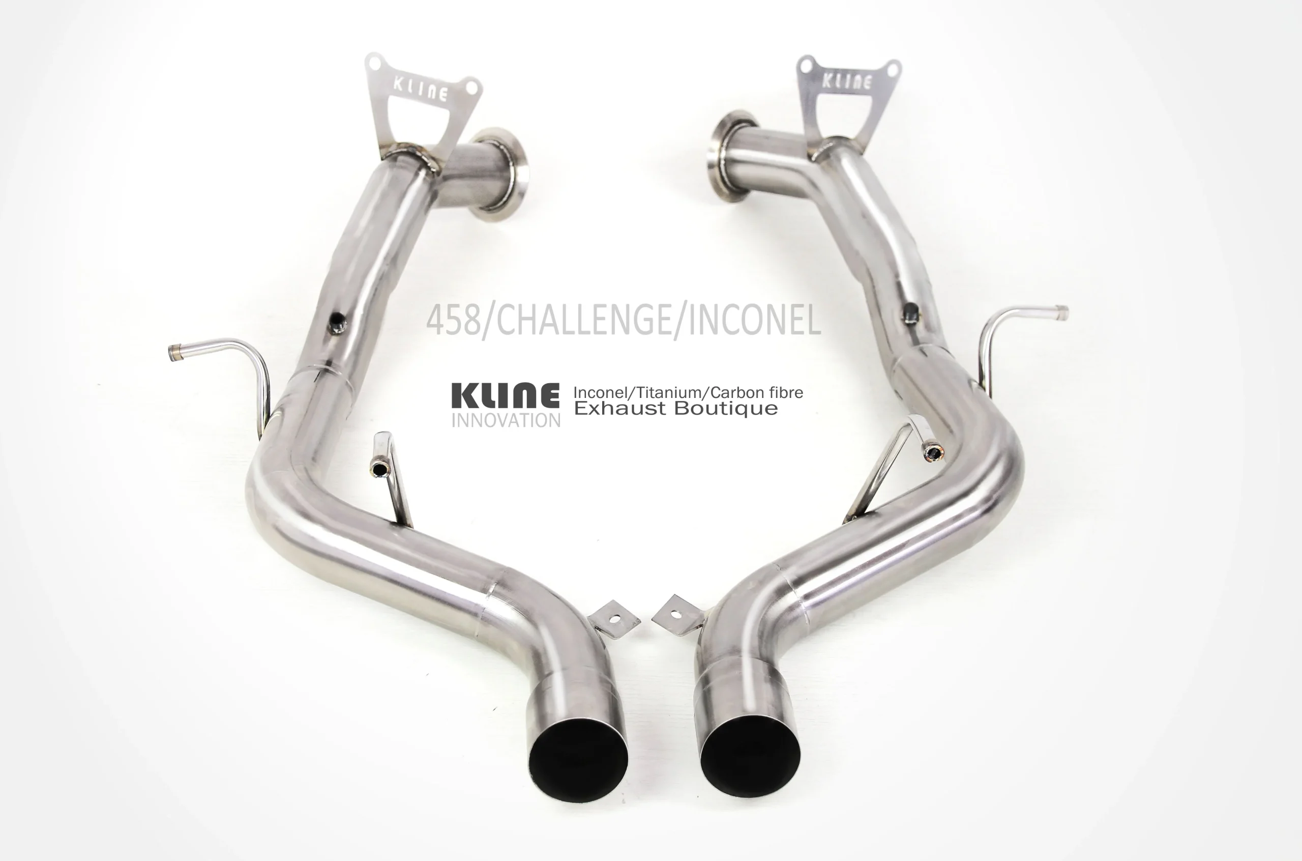 Kline Innovation 100 Cell Cat Pipe Set For Ferrari 458 Challenge