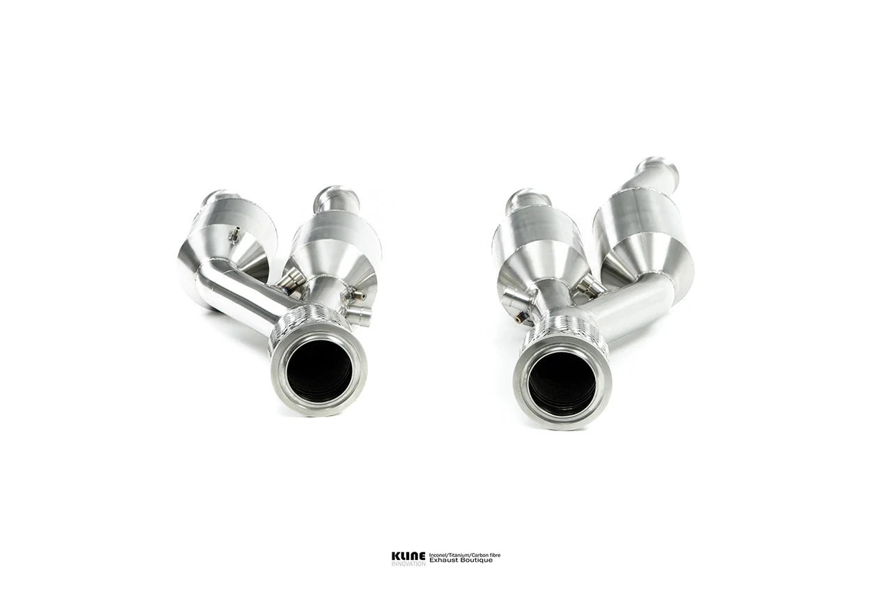Kline Innovation 100 Cell Cat Pipe Set For Lamborghini Aventador SVJ