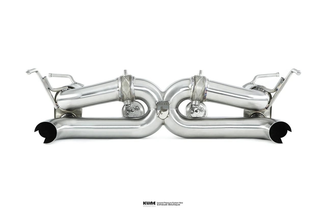 Kline Innovation 200 Cell Cat Pipe Set For Ferrari 488 PISTA