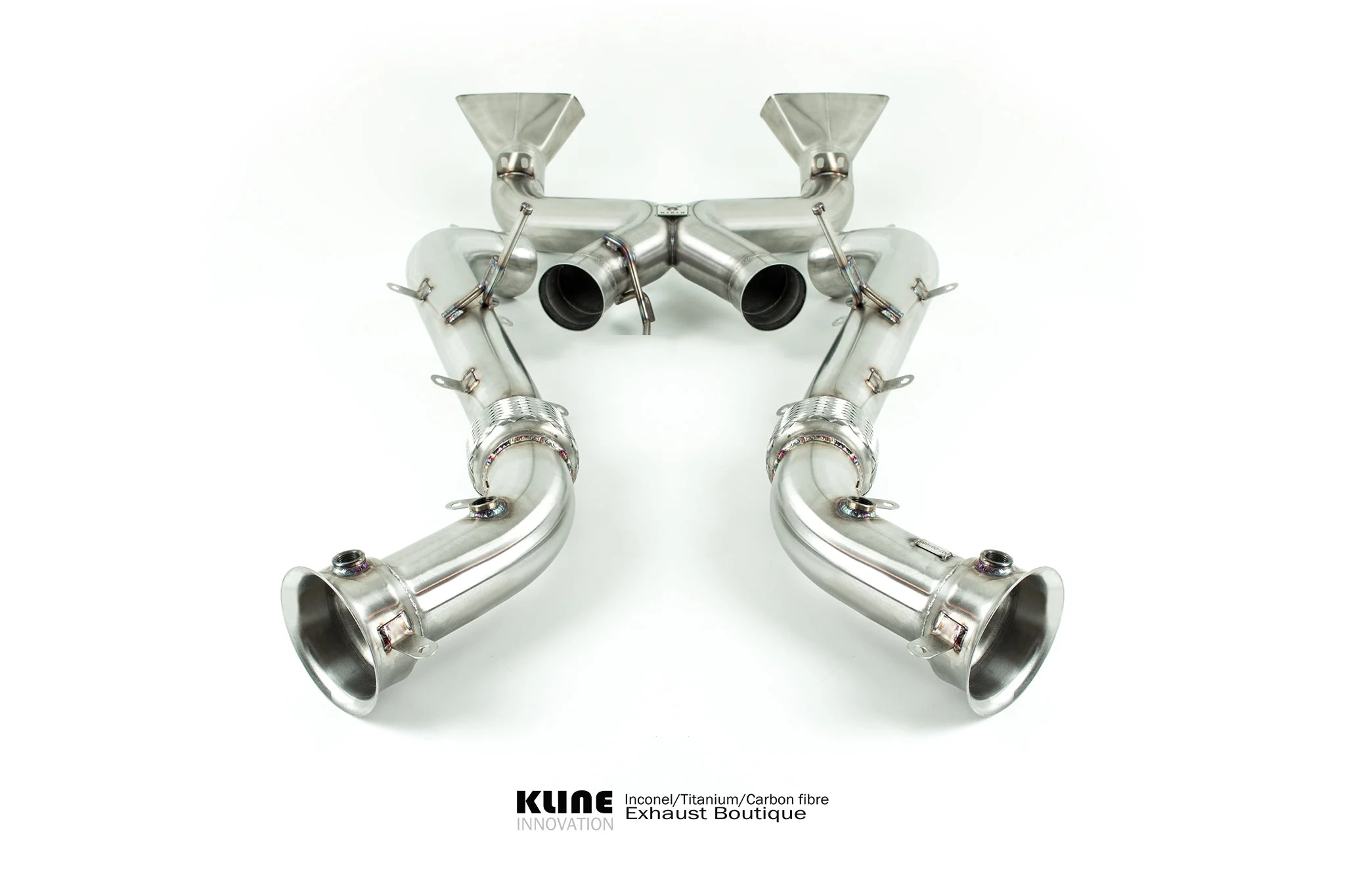 Kline Innovation 200 Cell Cat Pipe Set For McLaren 650S