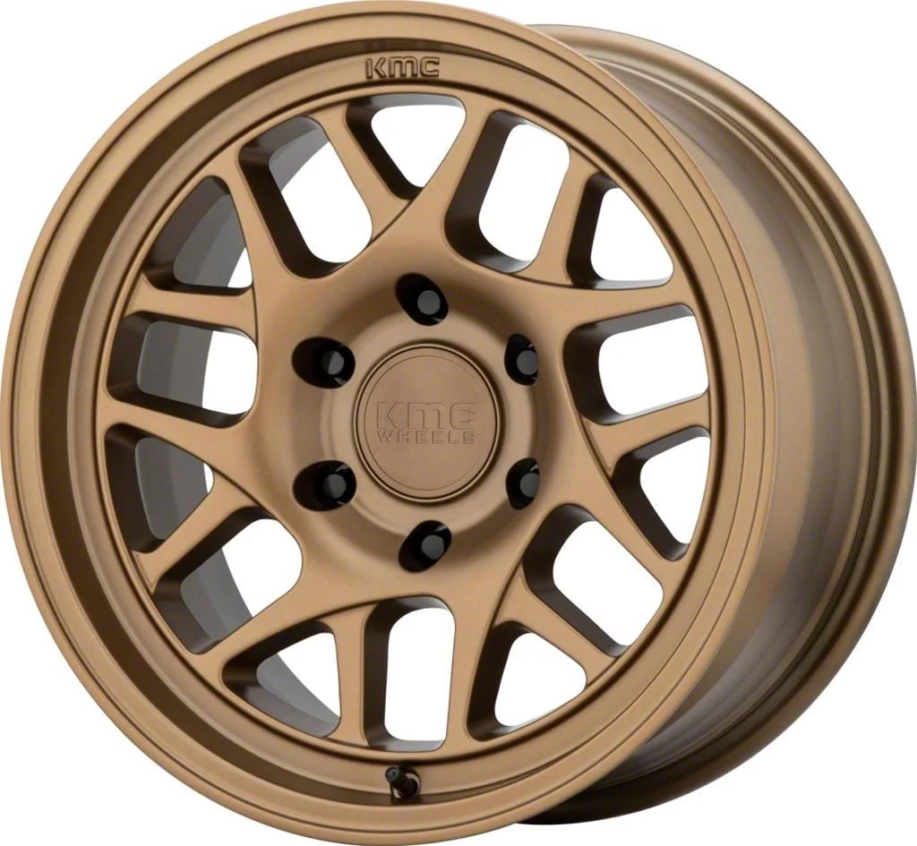 KMC Bully Ol Matte Bronze 6-Lug Wheel; 17x8.5; 18mm Offset (15-20 Tahoe)