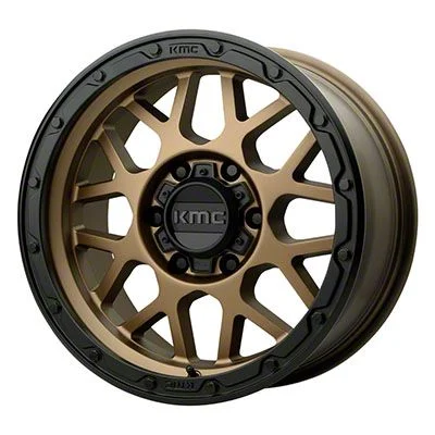 KMC Grenade Off-Road Matte Bronze 6-Lug Wheel; 17x9; -12mm Offset (15-20 Tahoe)
