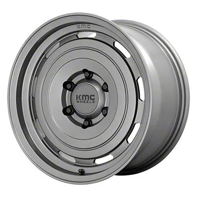 KMC Roswell Matte Anthracite 6-Lug Wheel; 17x8.5; 18mm Offset (15-20 Tahoe)