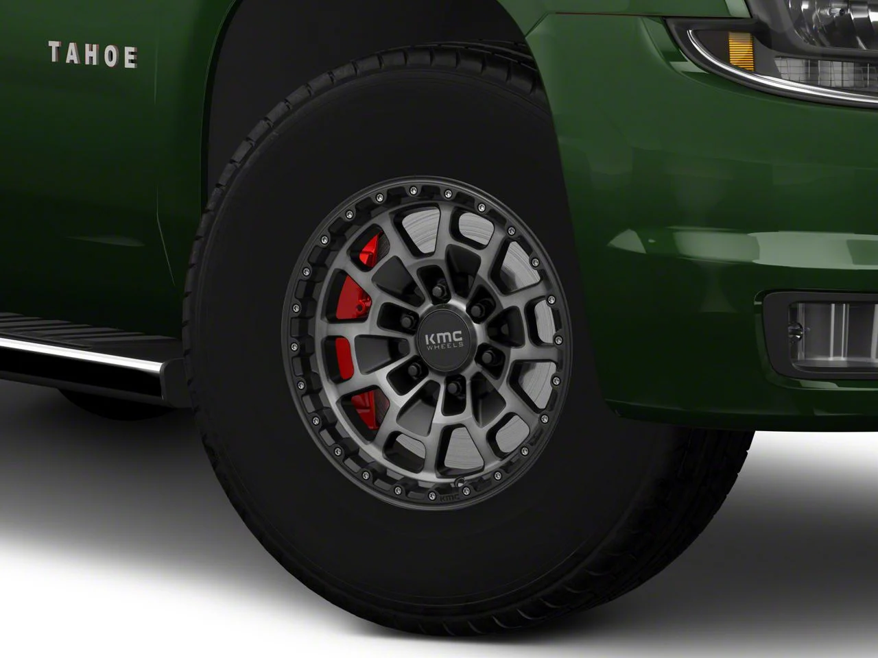 KMC Summit Satin Black with Gray Tint 6-Lug Wheel; 17x8.5; 0mm Offset (15-20 Tahoe)