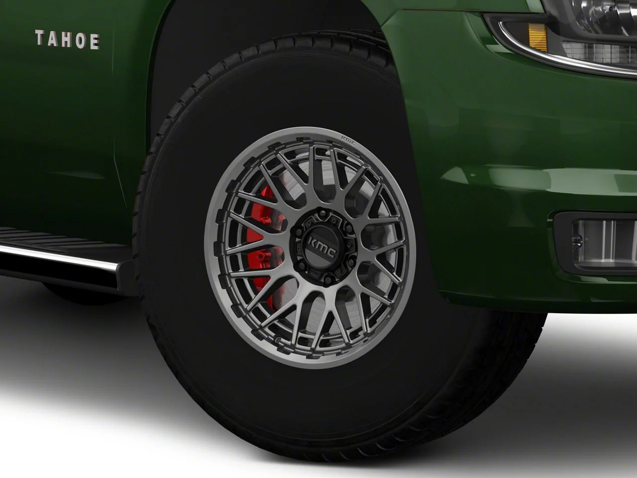 KMC Technic Anthracite 6-Lug Wheel; 17x8.5; 0mm Offset (15-20 Tahoe)