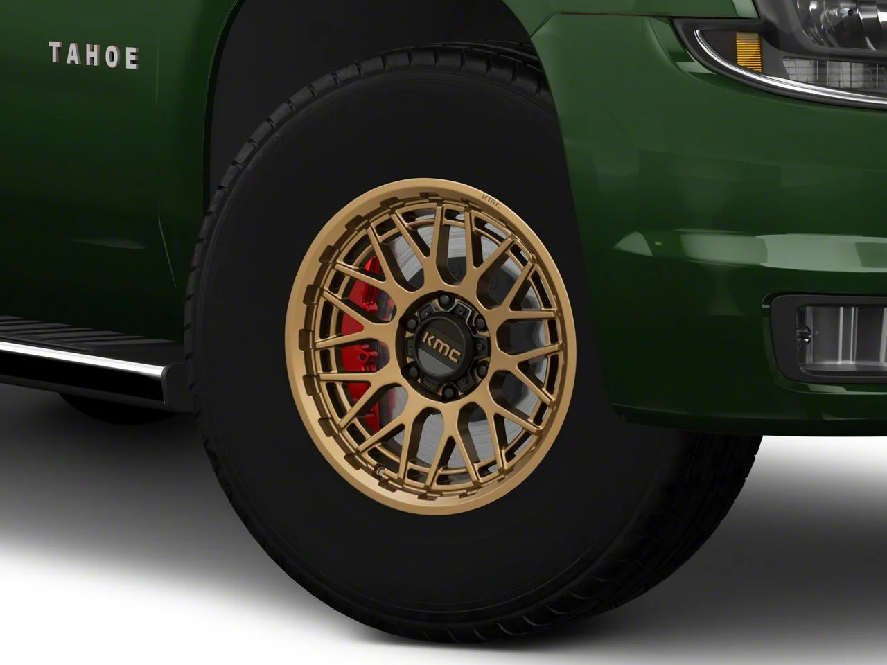 KMC Technic Matte Bronze 6-Lug Wheel; 17x8.5; 18mm Offset (15-20 Tahoe)